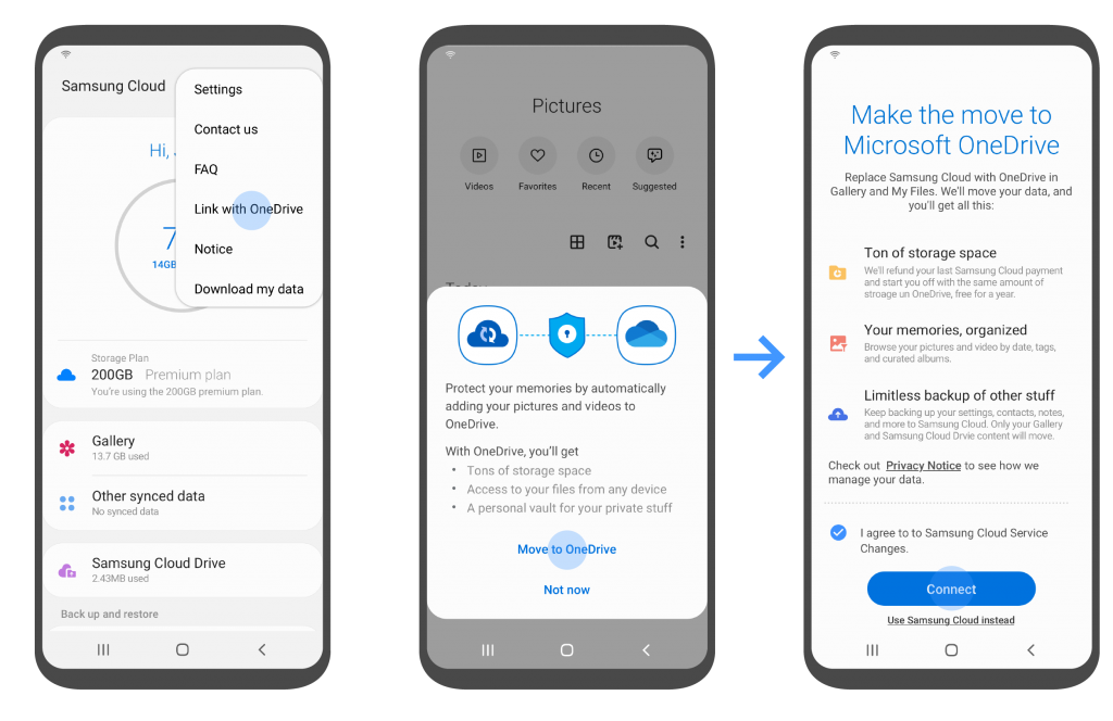 Transfer Data Through Samsung Cloud