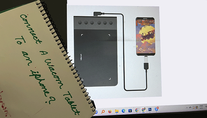 Can You Connect A Wacom Tablet To An Iphone
