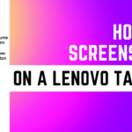 On A Lenovo Tablet?