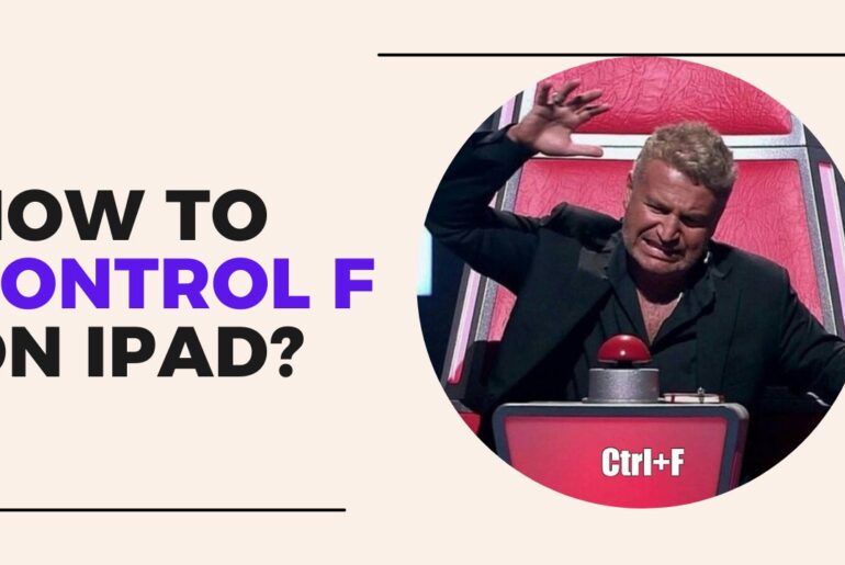 How to Control F on iPad