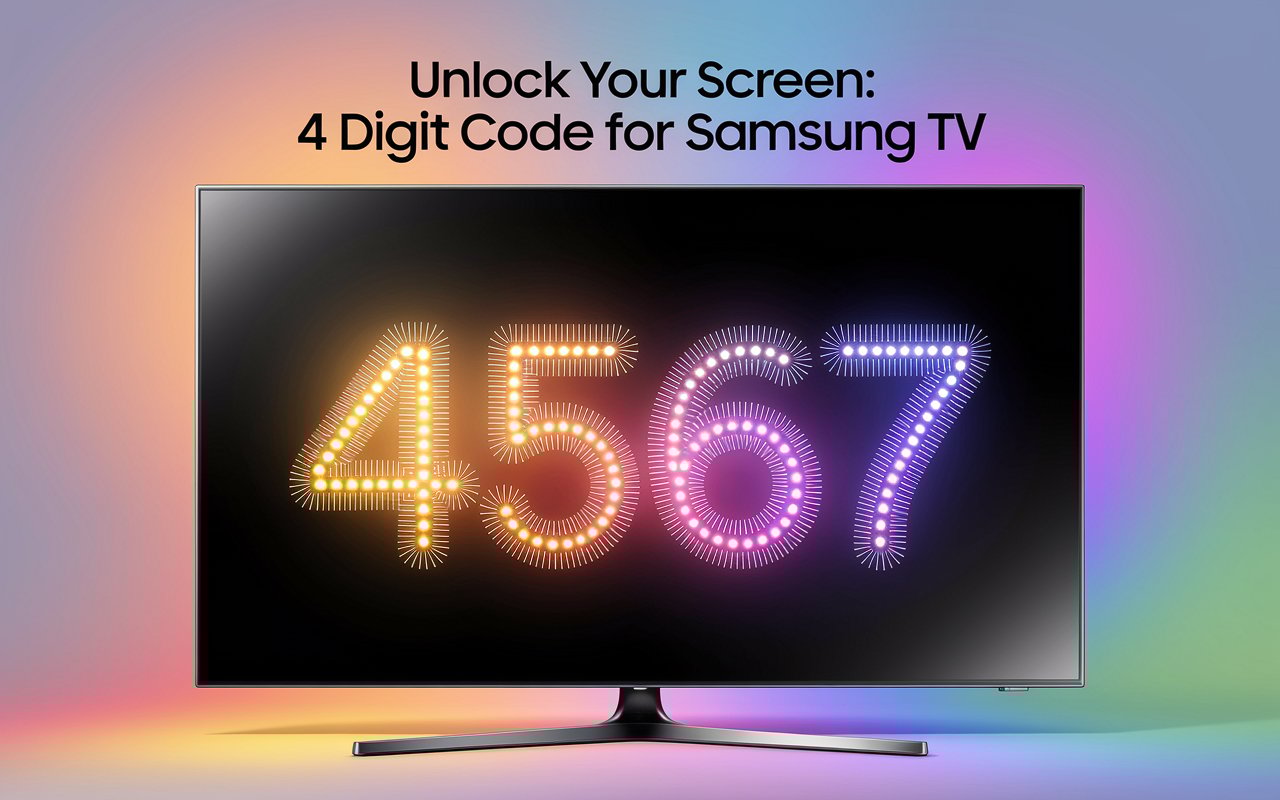 4 Digit Code For Samsung Tv