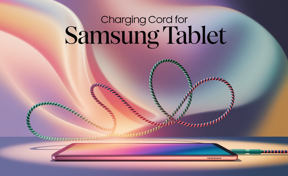 Charging Cord For Samsung Tablet