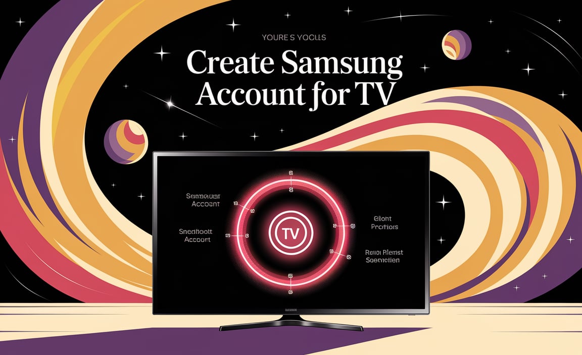 Create Samsung Account For Tv
