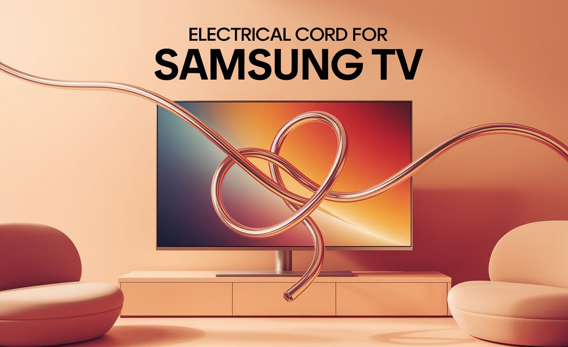 Electrical Cord For Samsung Tv