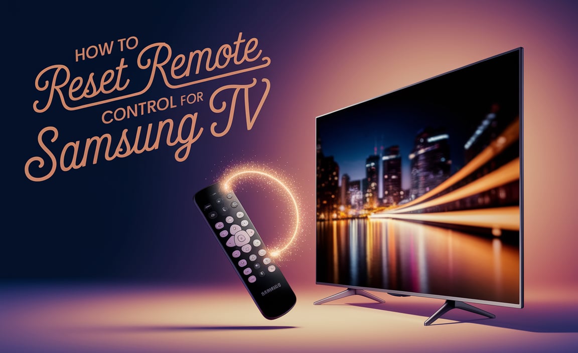 How To Reset Remote control For Samsung Tv