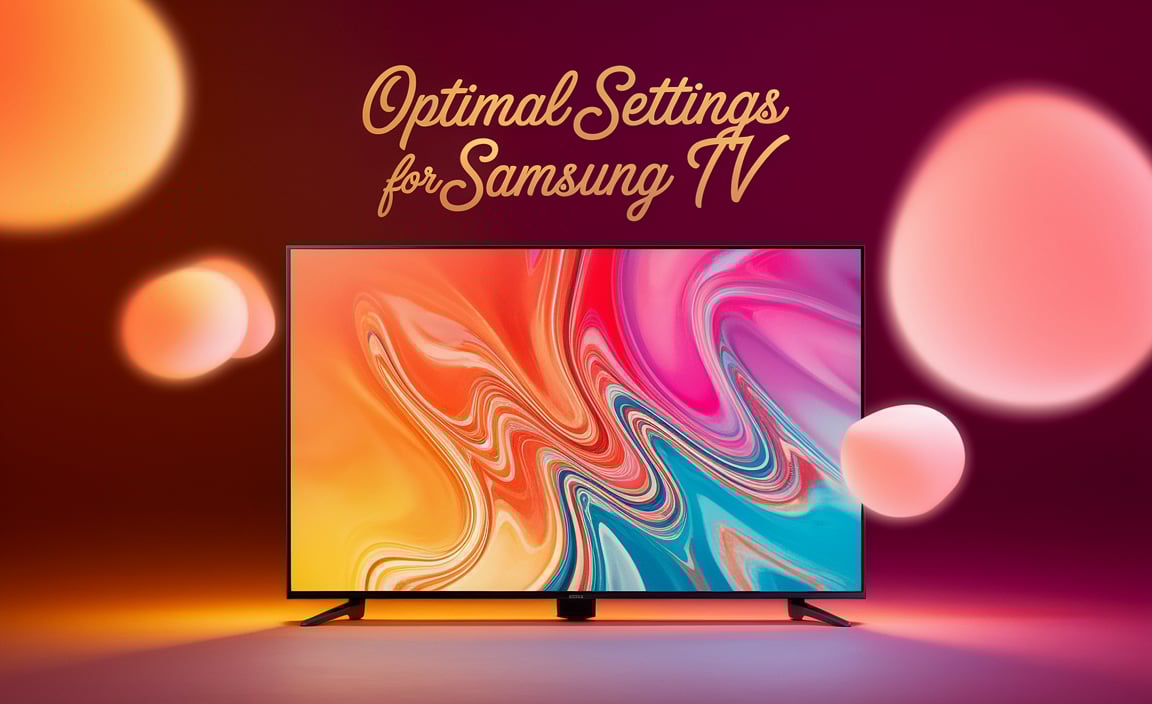 Optimal Settings For Samsung Tv