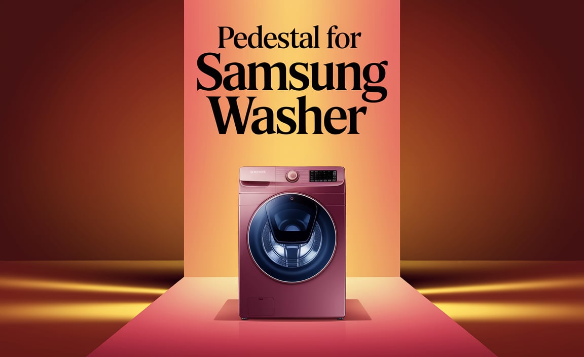 Pedestal For Samsung Washer
