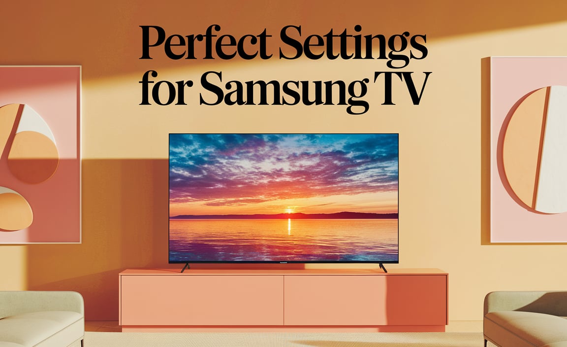 Perfect Settings For Samsung Tv