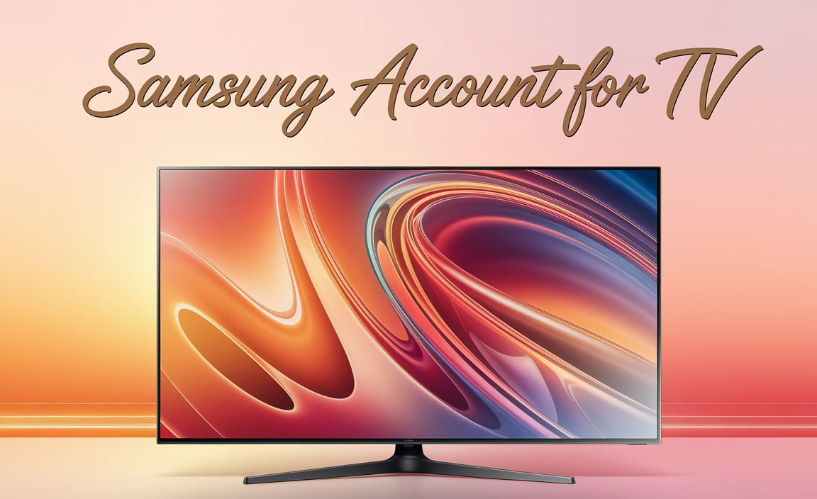 Samsung Account For Tv