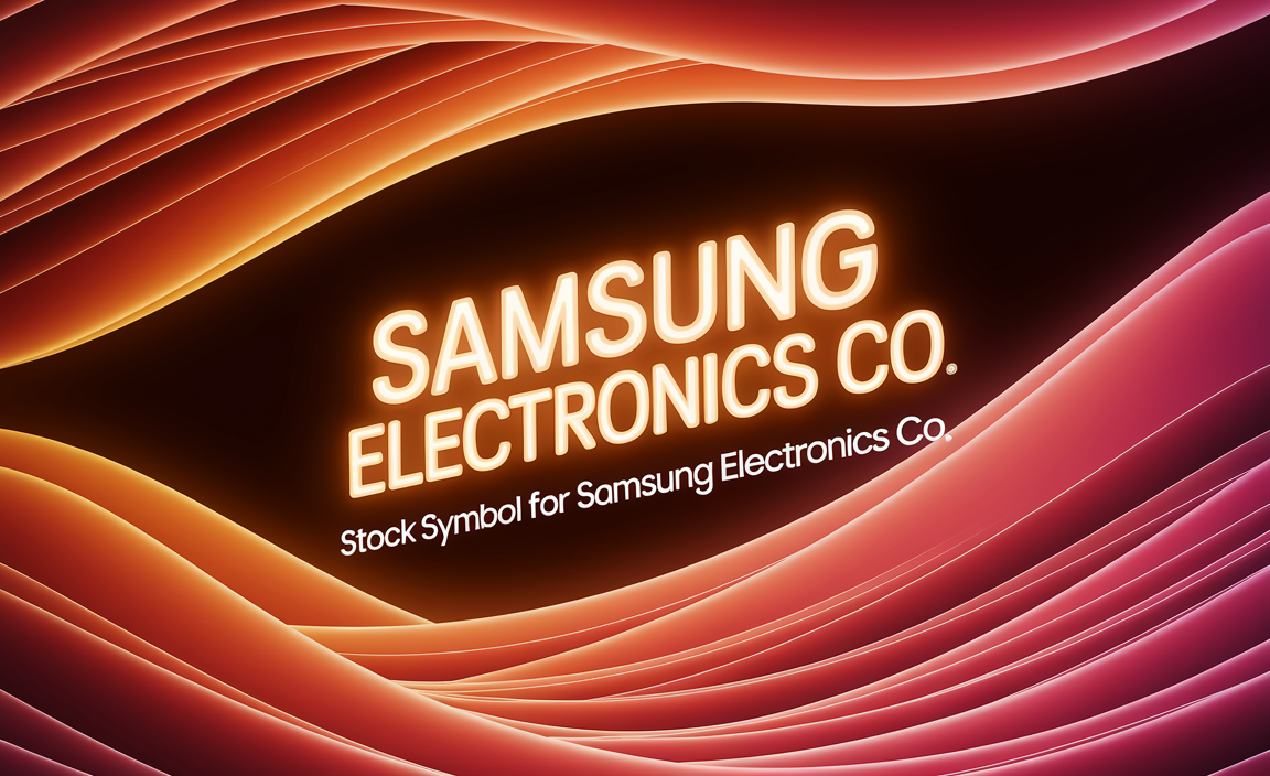Stock Symbol For Samsung Electronics Co