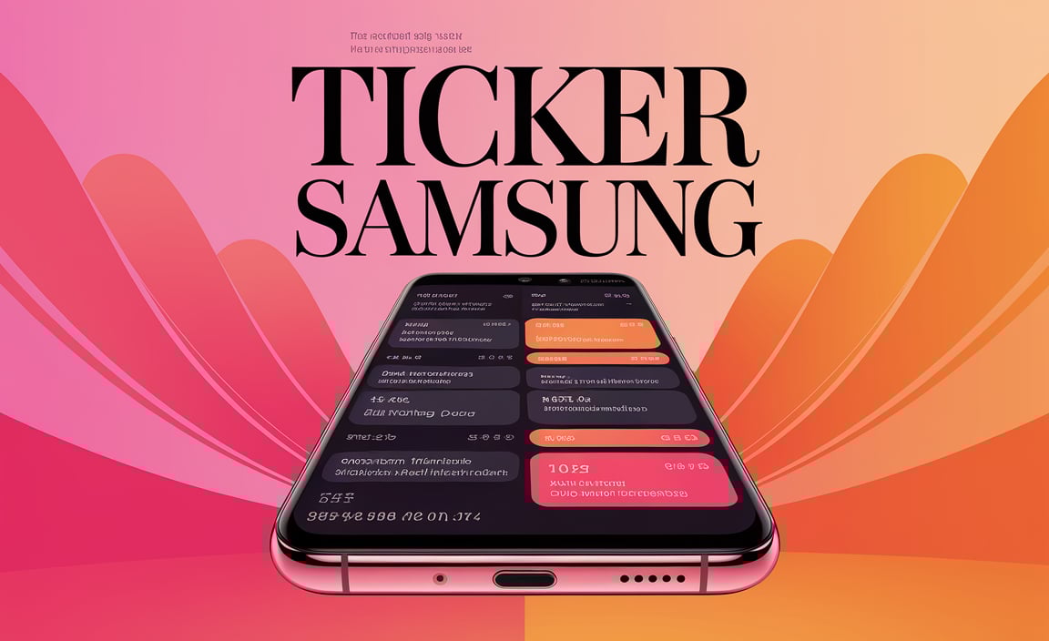 Ticker For Samsung