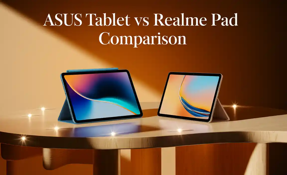 ASUS Tablet vs Realme Pad Comparison
