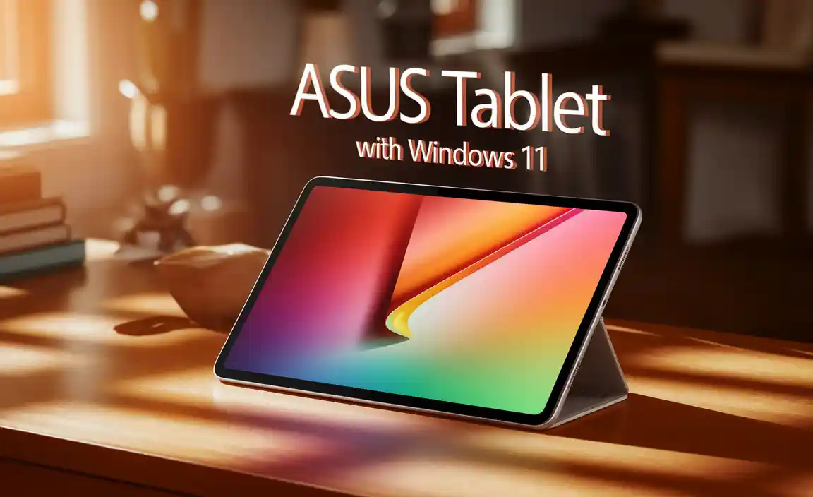ASUS Tablet with Windows 11