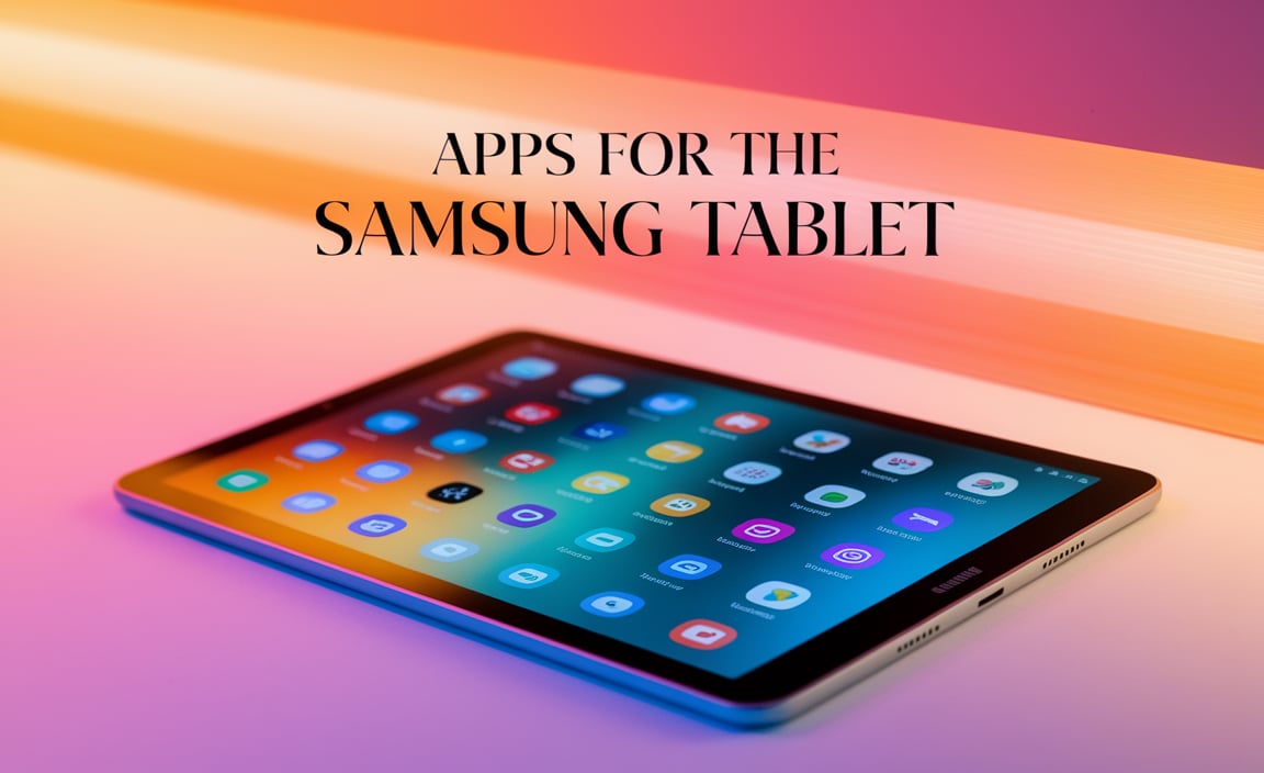 Apps For The Samsung Tablet