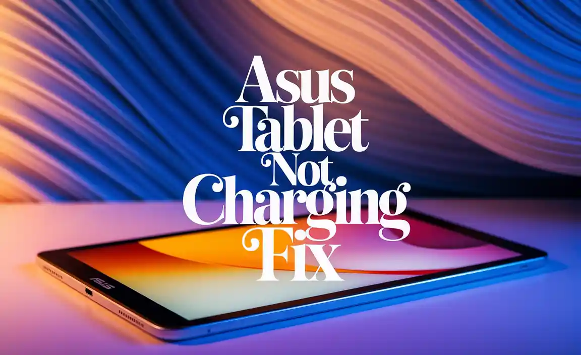 Asus Tablet Not Charging Fix