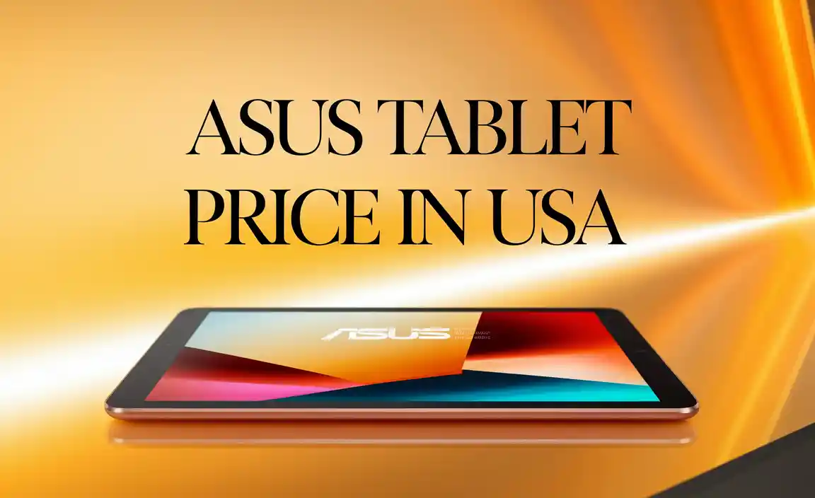 Asus Tablet Price in USA