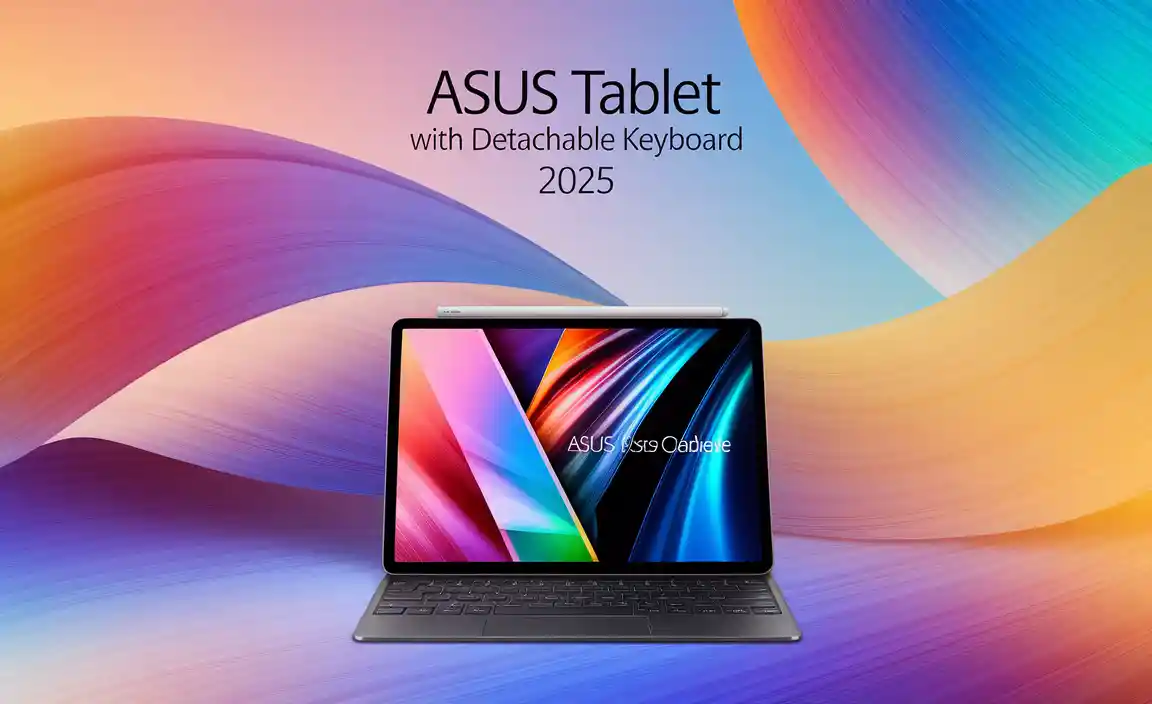 Asus Tablet with Detachable Keyboard 2025