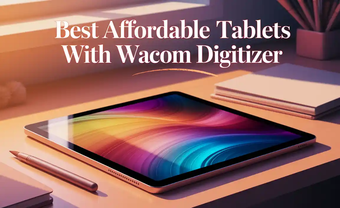 Best Affordable Tablets with Wacom Digitizer