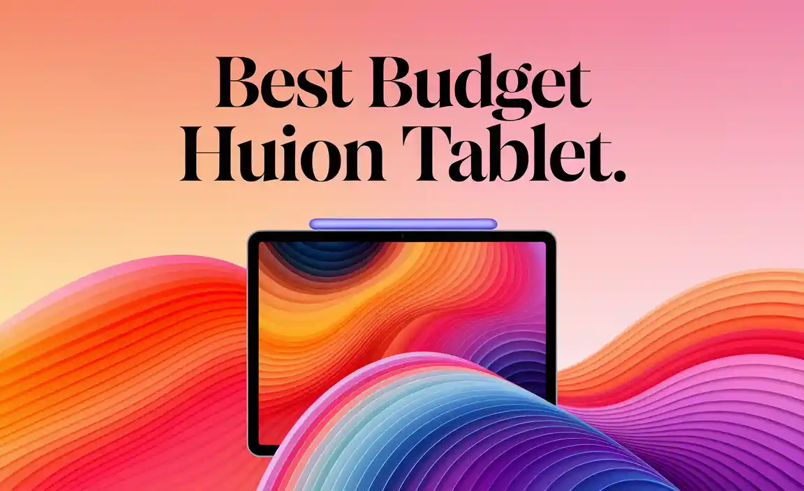 Best Budget Huion Tablet