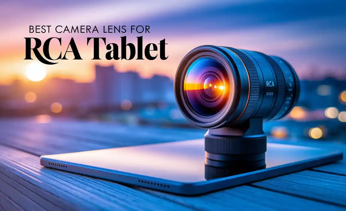 Best Camera Lens For RCA Tablet