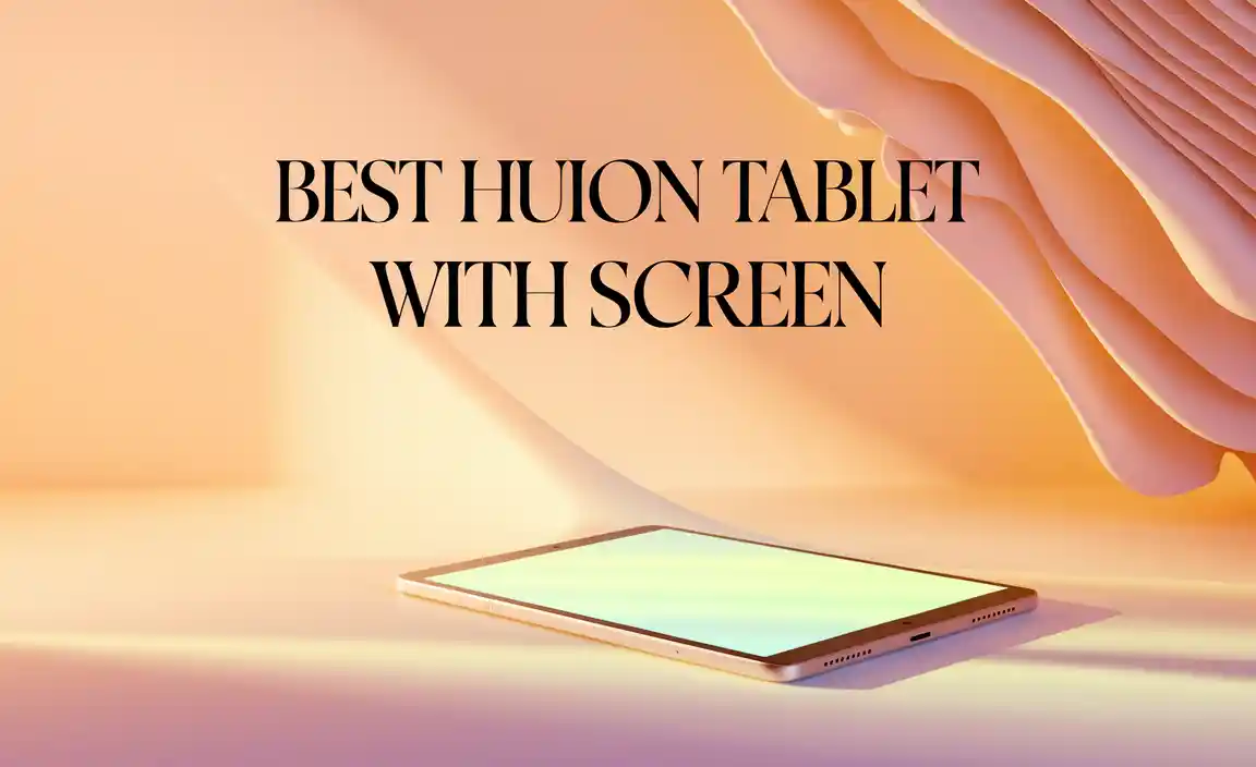 Best Huion Tablet With Screen