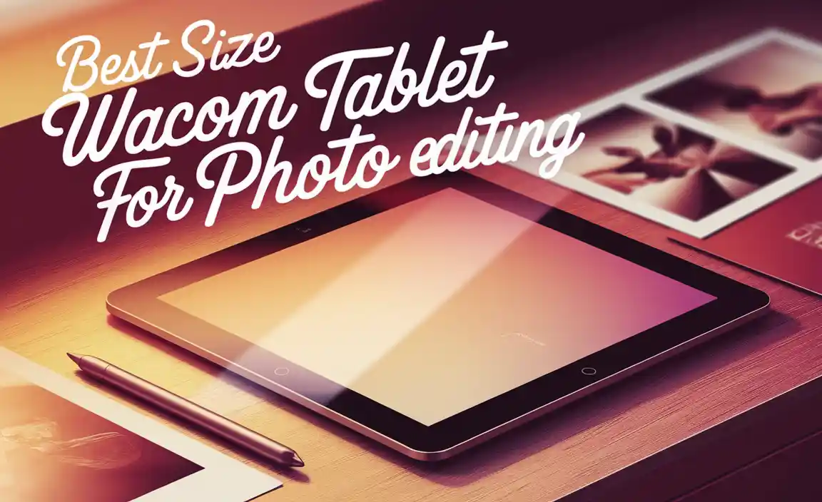Best Size Wacom Tablet for Photo Editing