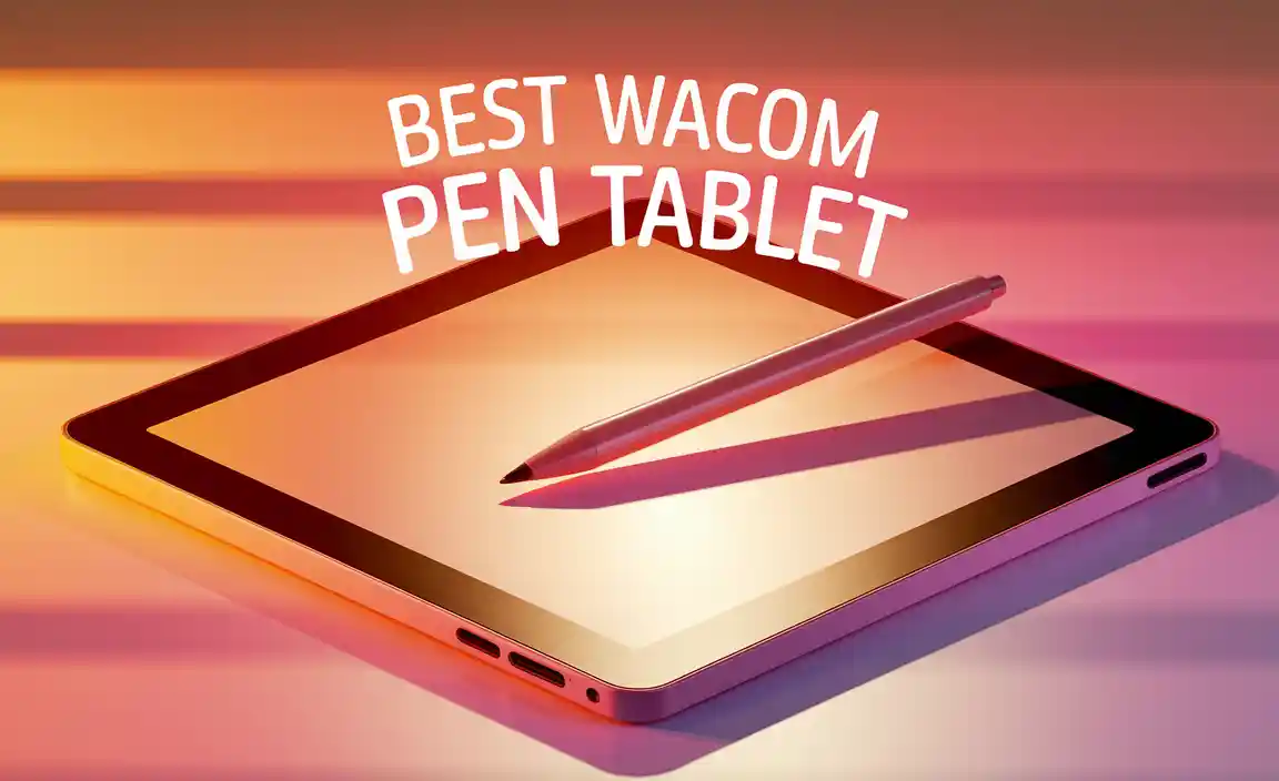 Best Wacom Pen Tablet