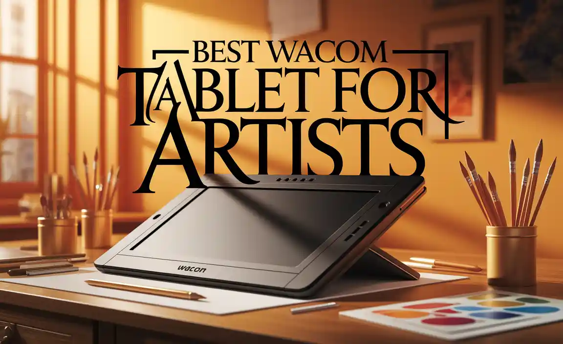 Best Wacom Tablet For Artists