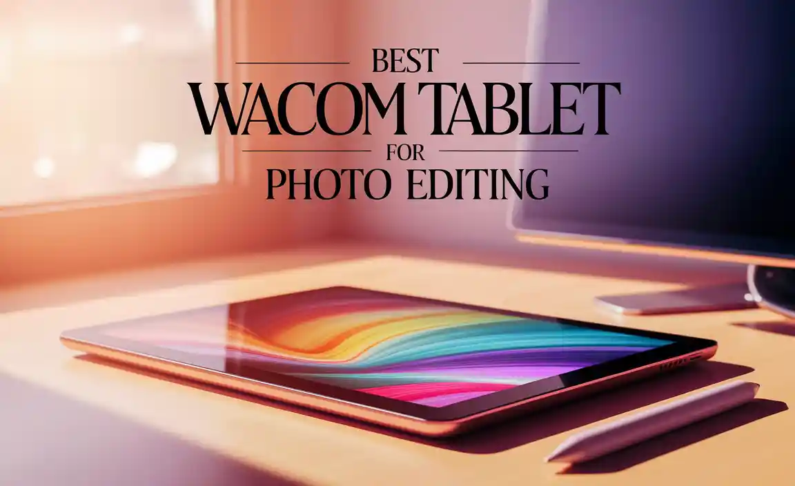 Best Wacom Tablet For Photo Editing