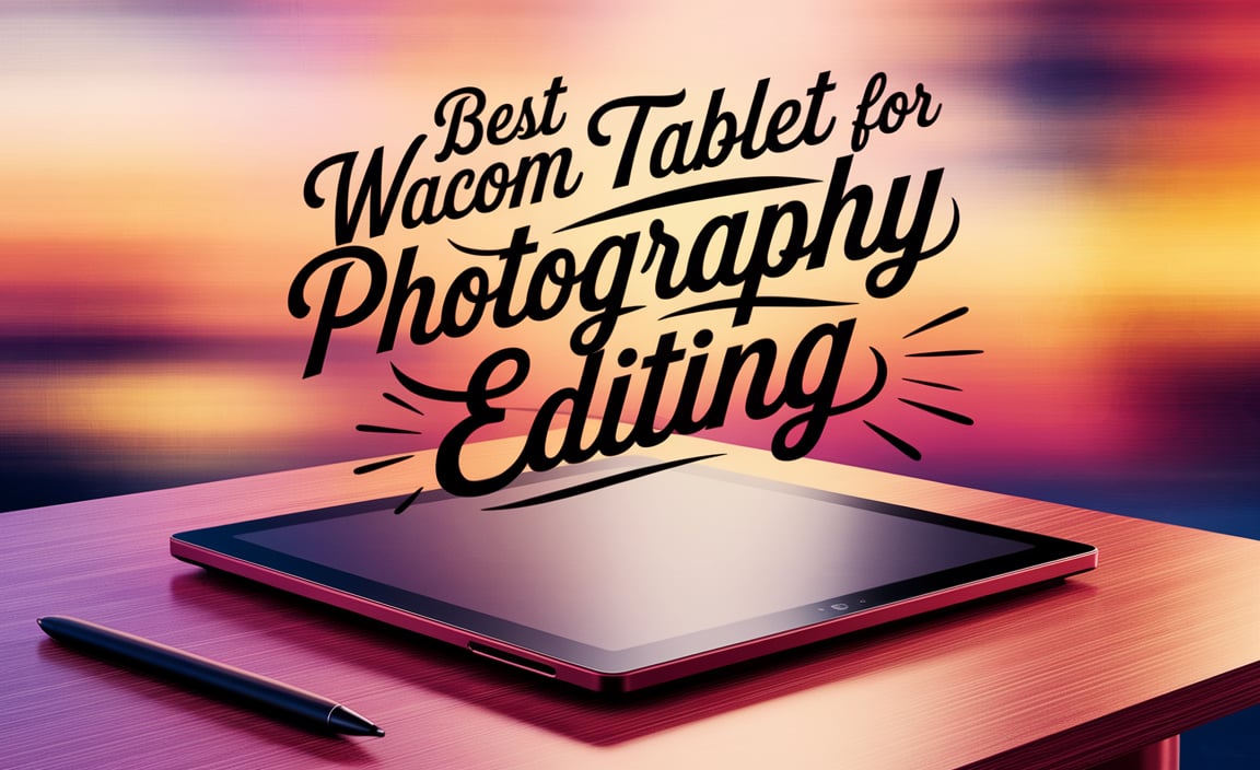 Best Wacom Tablet For Photography Editing