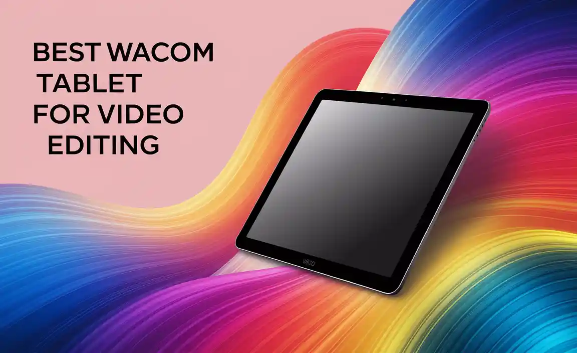 Best Wacom Tablet For Video Editing