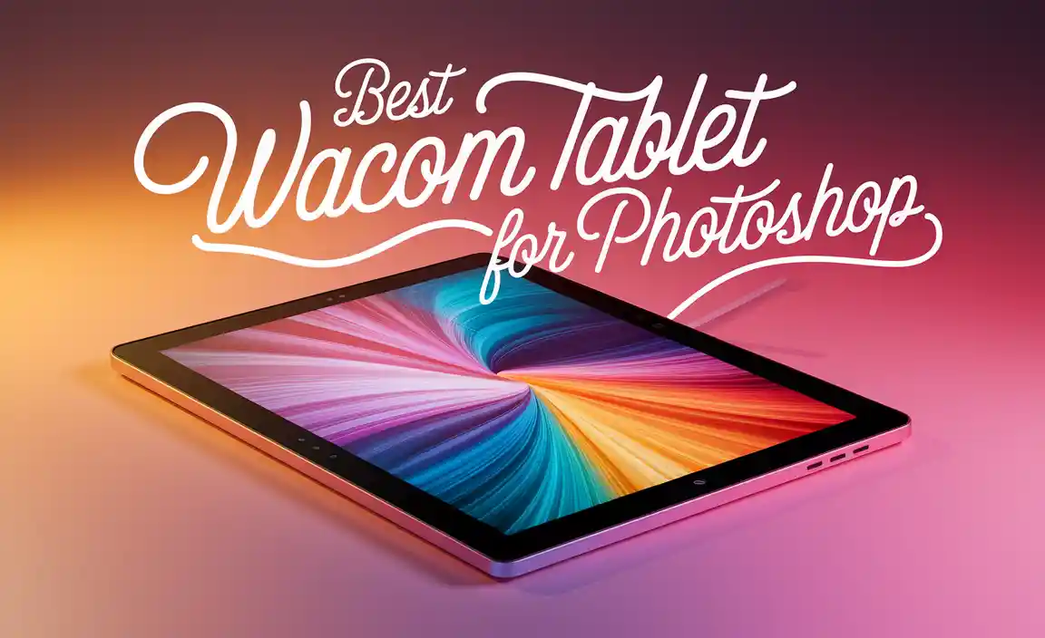 Best Wacom Tablet Settings For Photoshop