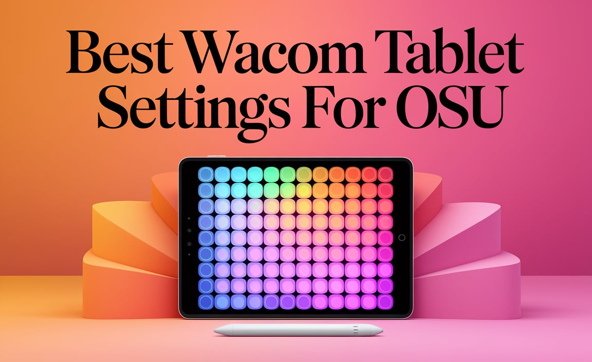 Best Wacom Tablet Settings for Osu