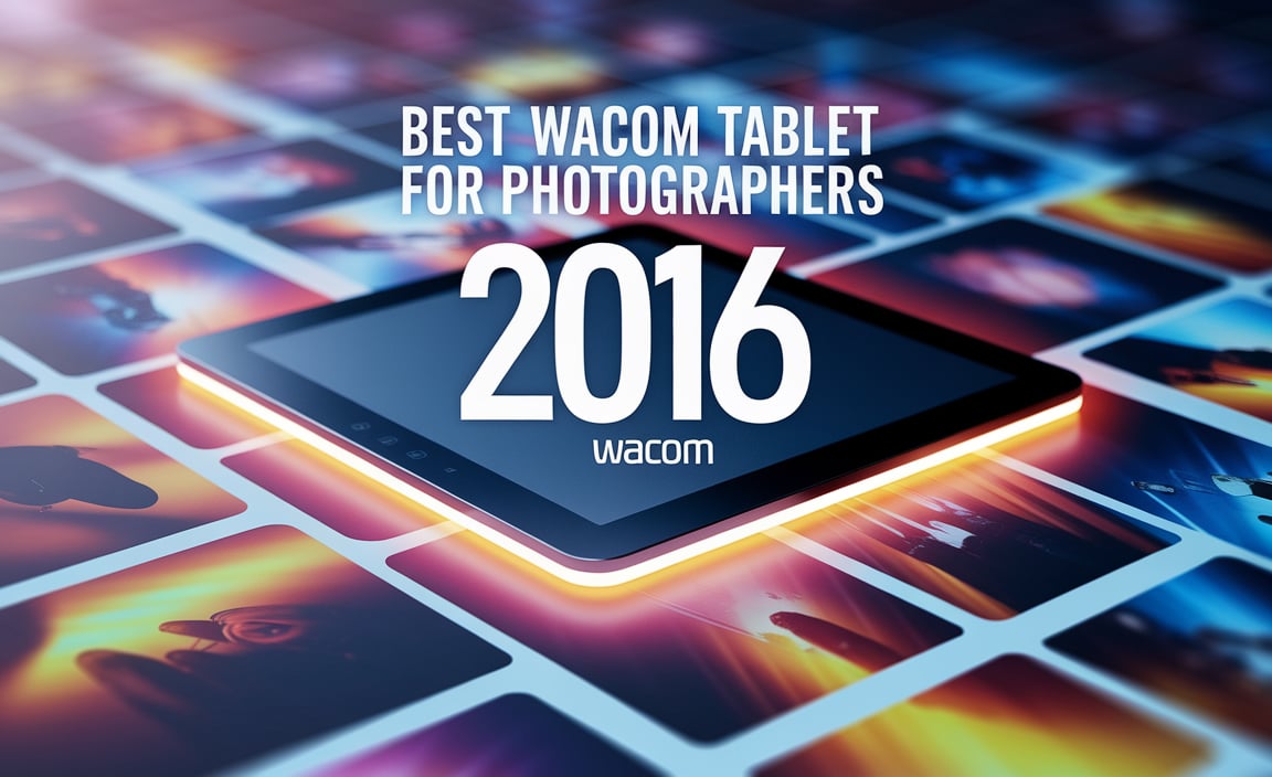 Best Wacom Tablet for Photographers 2016