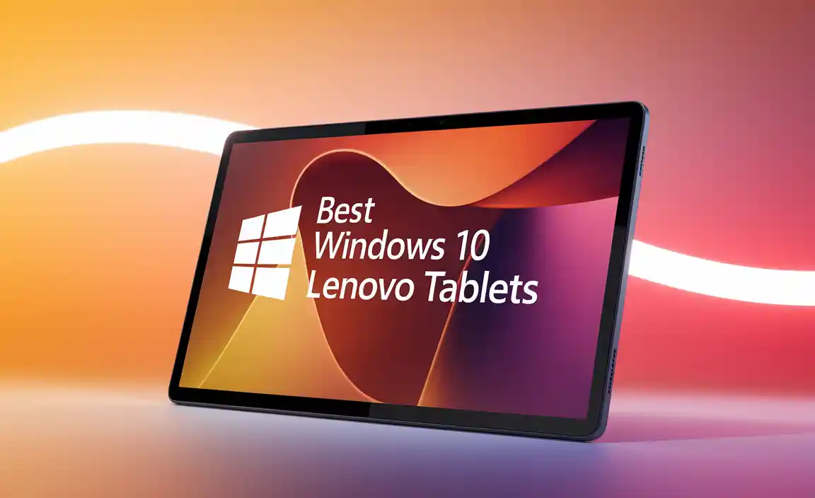 Best Windows 10 Lenovo Tablets: Top Choices For 2025