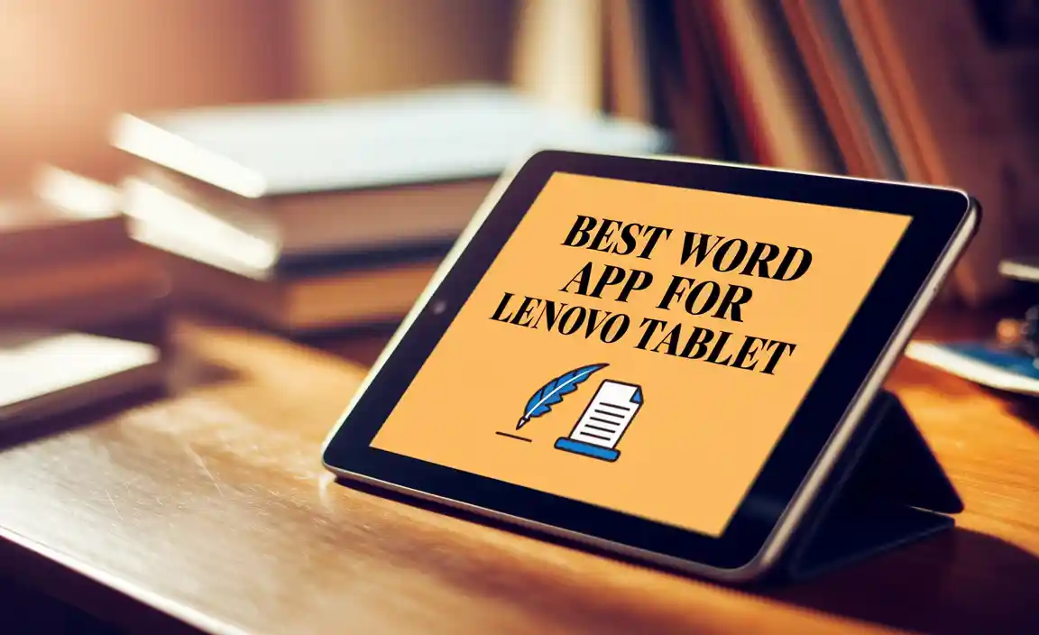 Best Word App For Lenovo Tablet