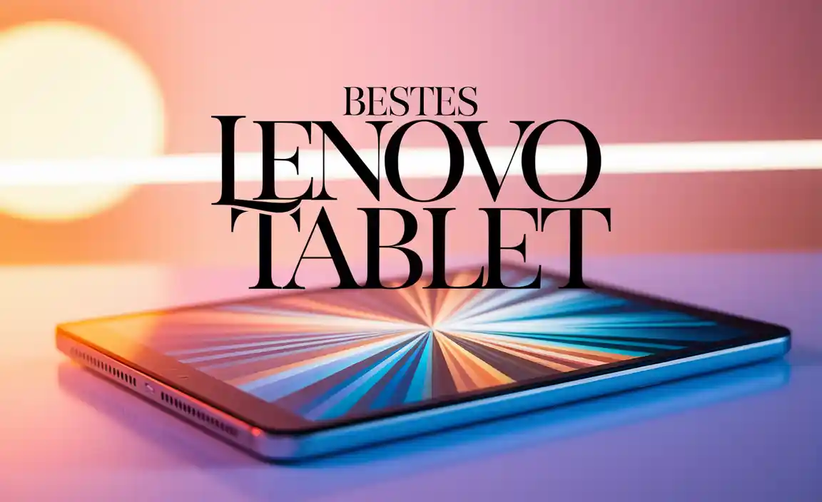 Bestes Lenovo Tablet