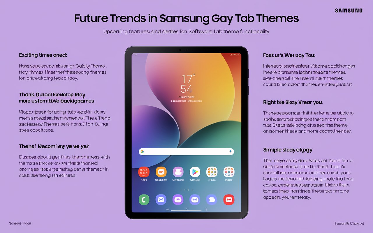 Future Trends in Samsung Galaxy Tab Themes