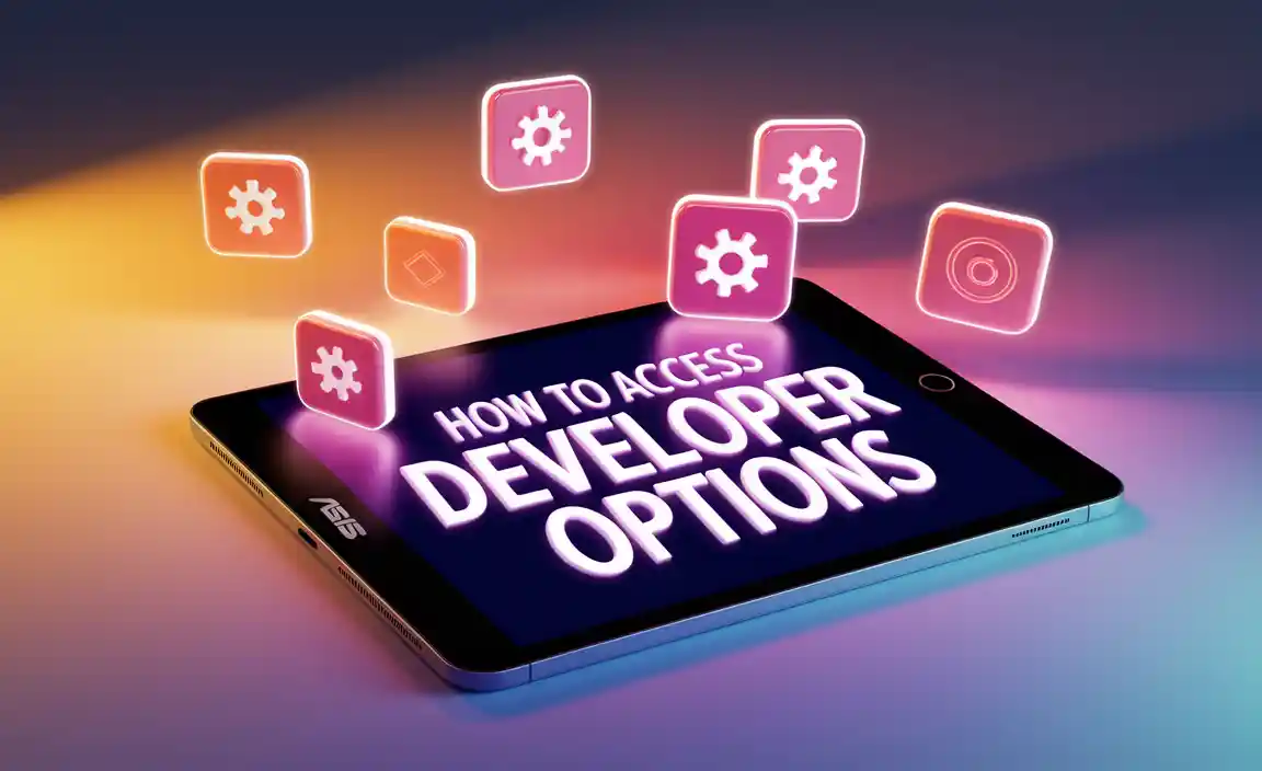 How to Access Developer Options on ASUS Tablet