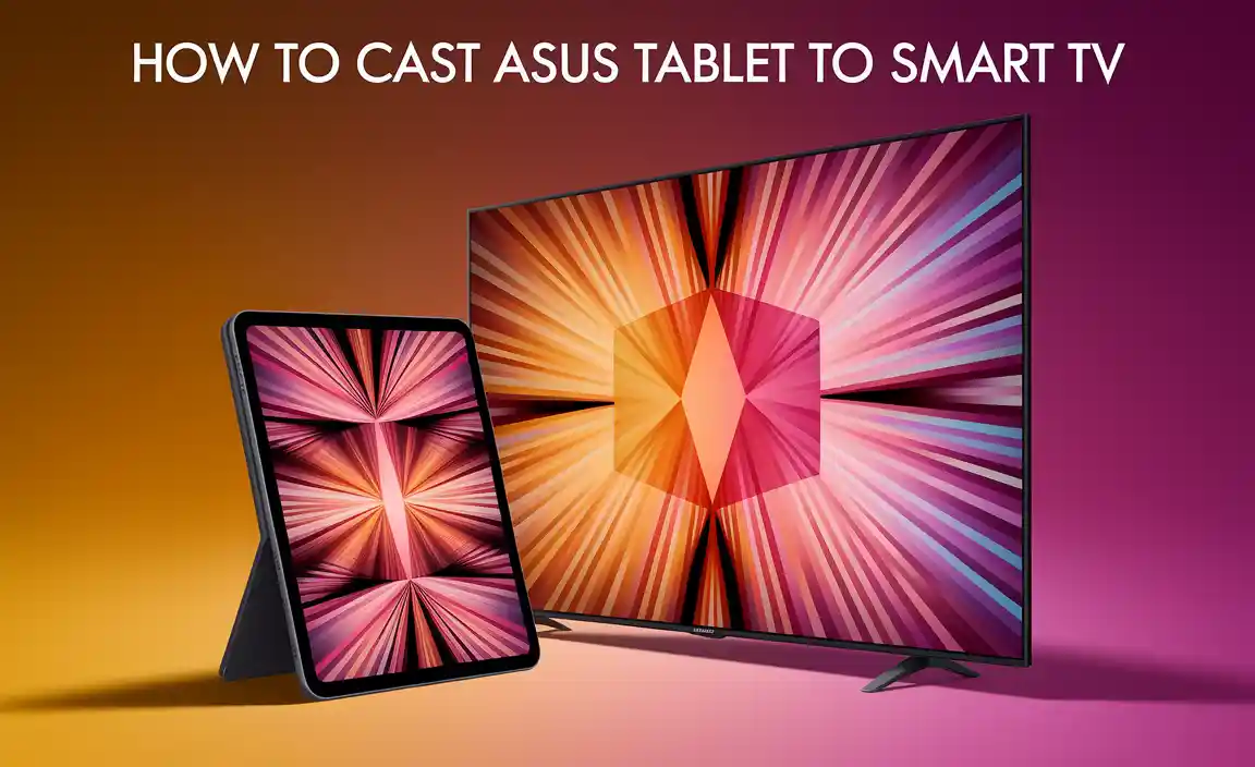 How to Cast Asus Tablet to Smart TV