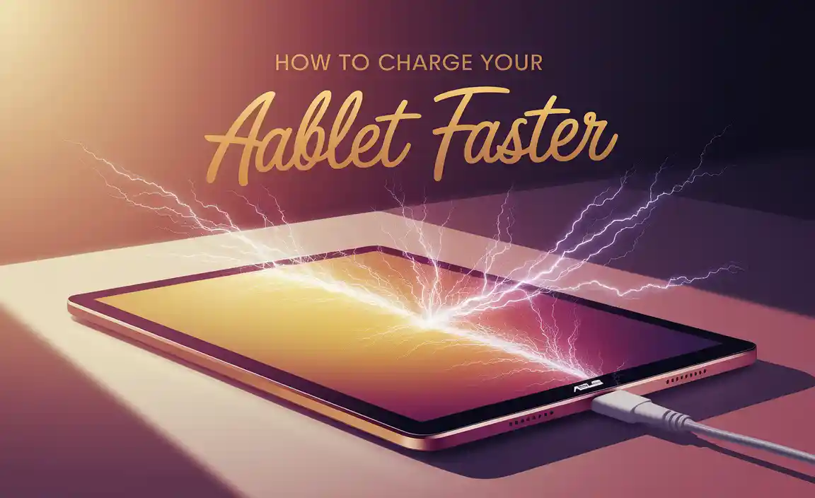 How to Charge Your Asus Tablet Faster