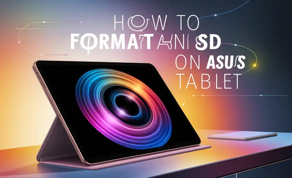 How to Format an SD Card on ASUS Tablet