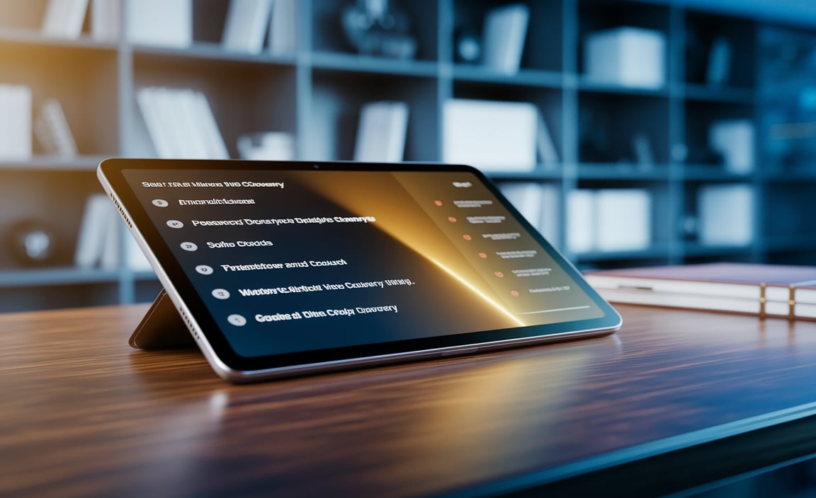 How to Recover a Forgotten Password on a Samsung Tablet