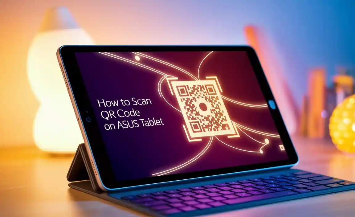 How to Scan QR Code on Asus Tablet