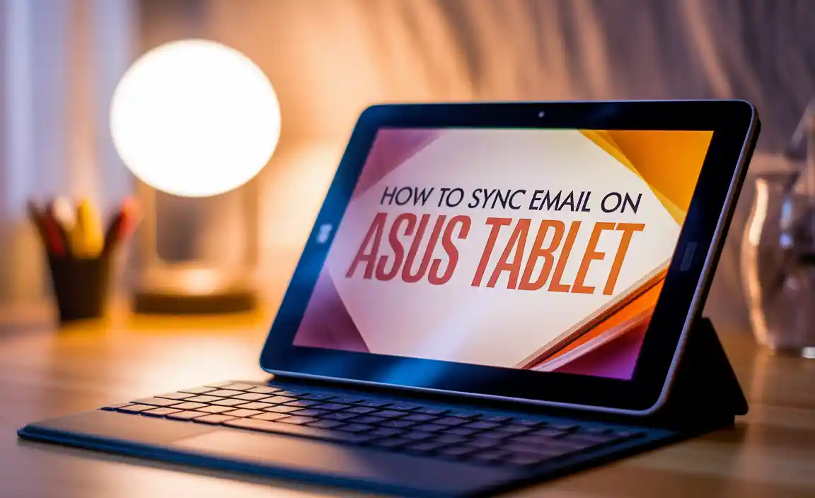 How to Sync Email on Asus Tablet