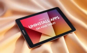 How to Uninstall Apps on Asus Tablet
