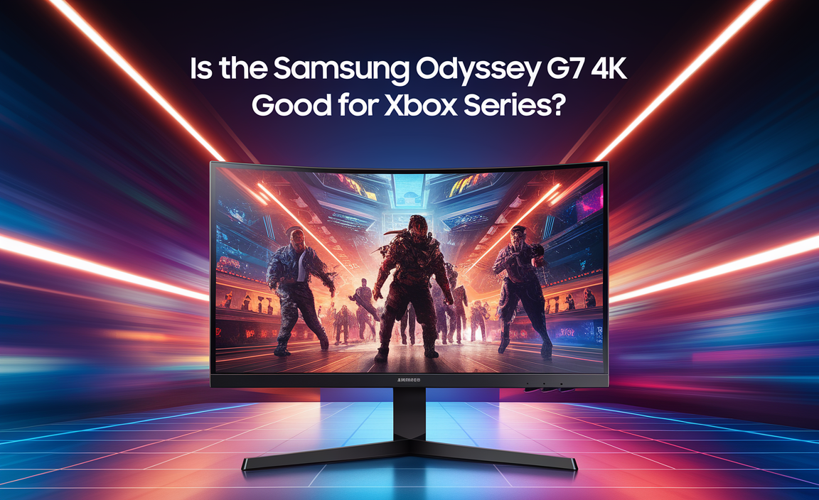 Is The Samsung Odyssey G7 4K Good For Xbox Series