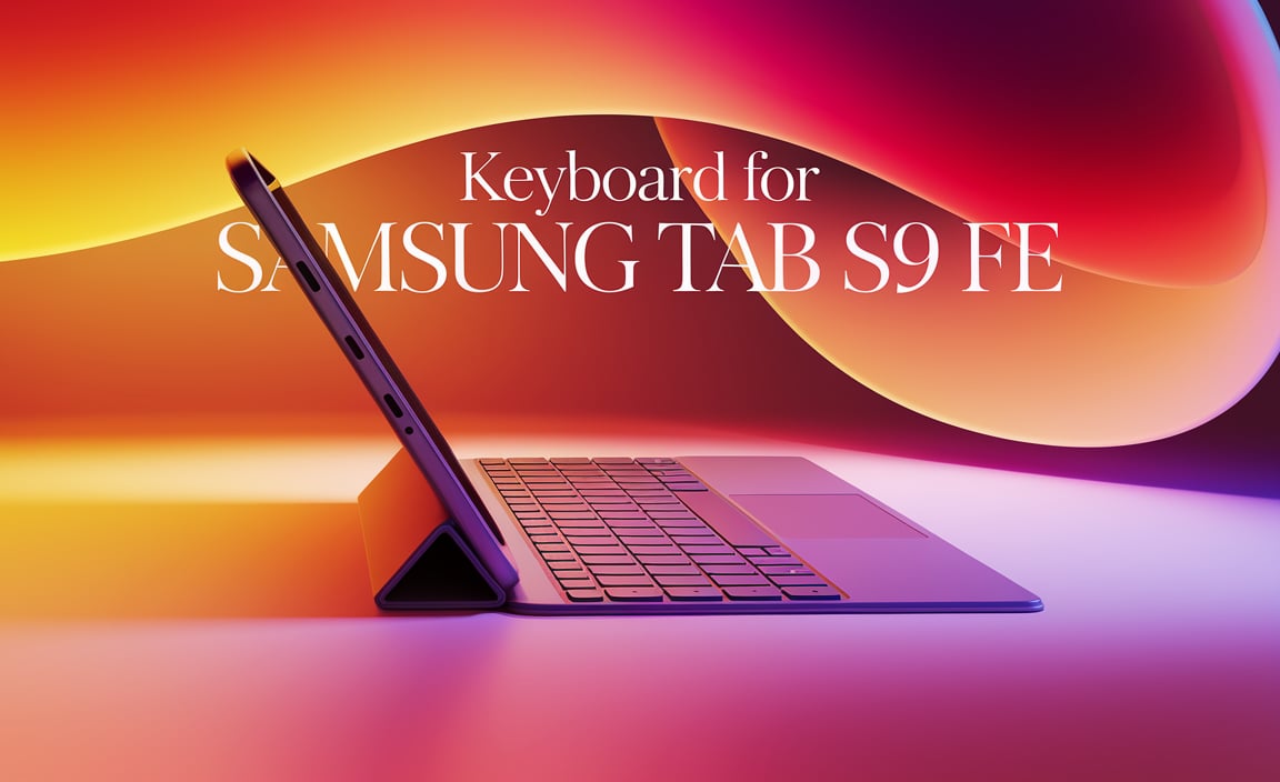 Keyboard For Samsung Tab S9 Fe