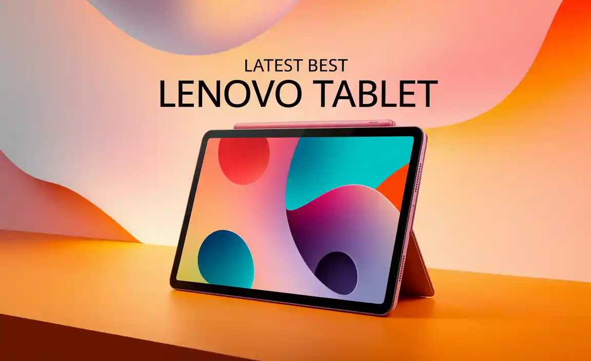 Latest Best Lenovo Tablet