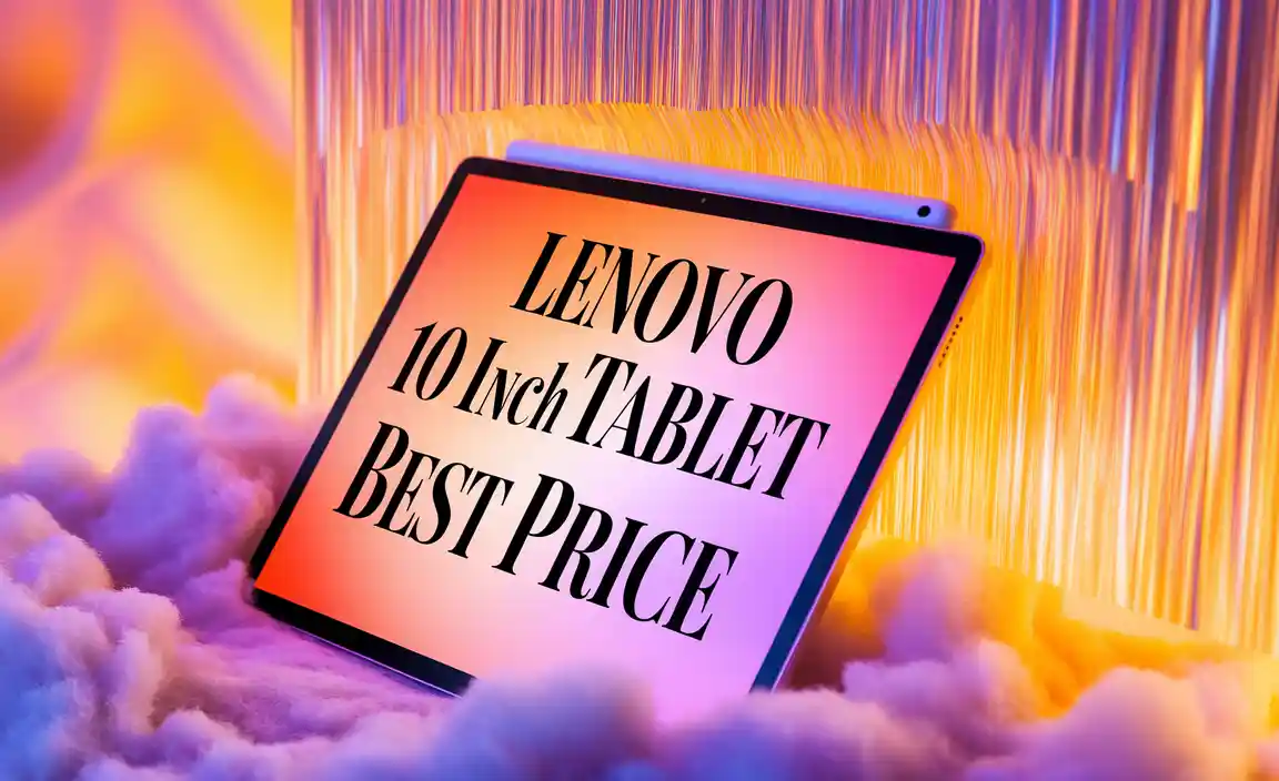 Lenovo 10 Inch Tablet Best Price
